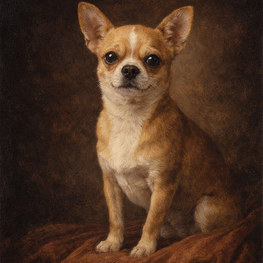 Oil Painting Style Pet Portrait Scatter Cushion – Personalised Pet Portrait From Photo